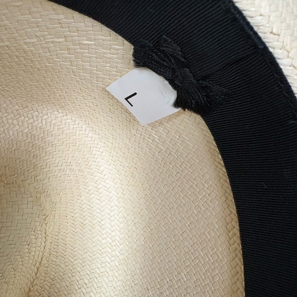 Tesi straw Fedora with Black Band - Picture 8 of 10